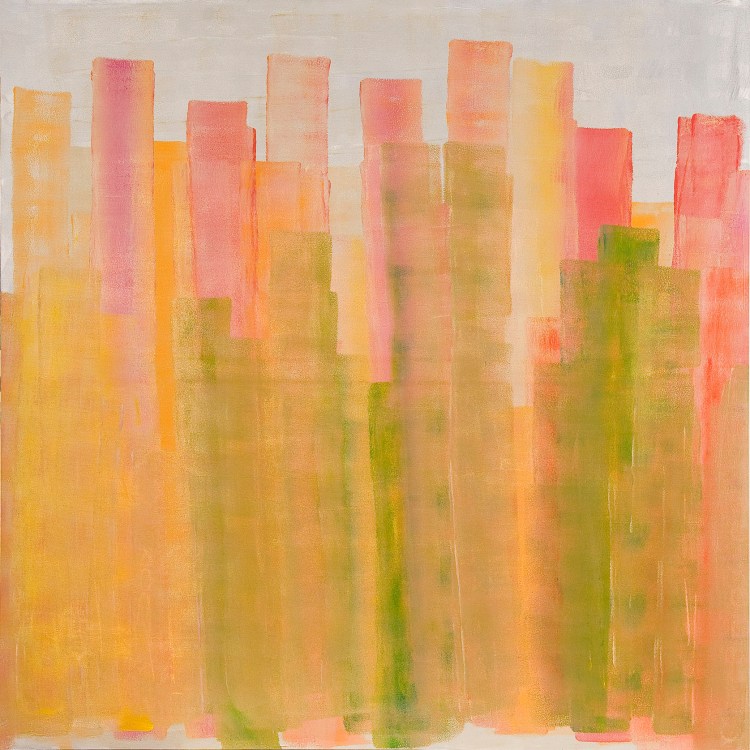 Caos # 5, tecnica mista, cm 120x120