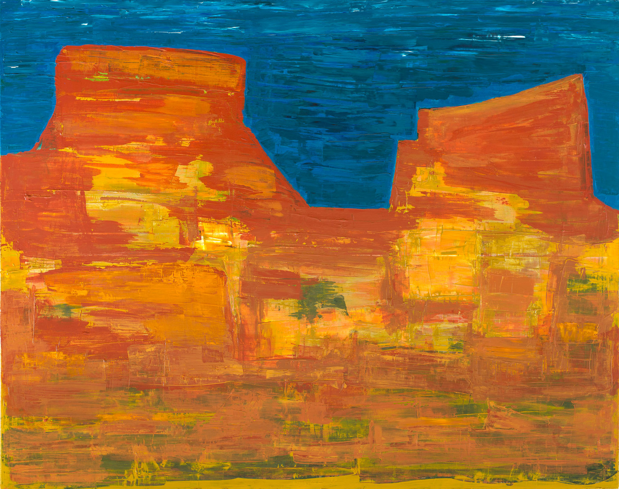 Come Rocce_tecnica mista su tela 2015_130x150