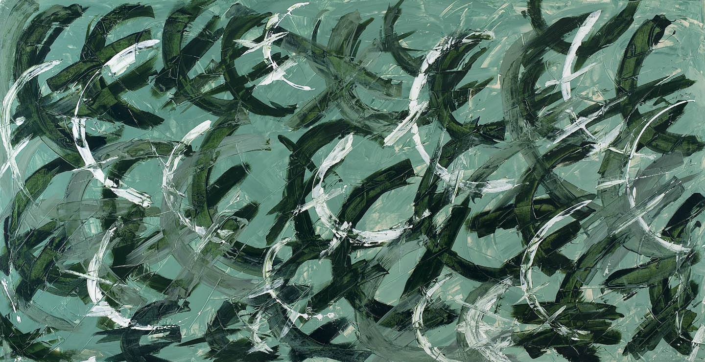 Eurodollaro_tecnica mista su tela_100x200