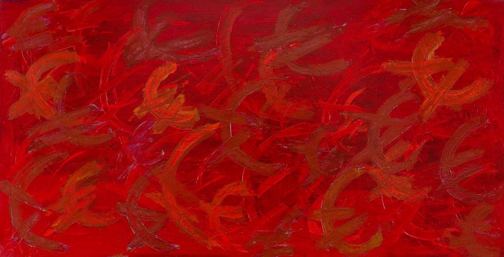 Profondo rosso_tecnica mista_100x200